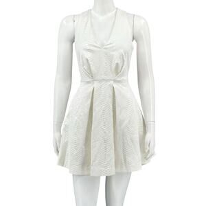Keepsake‎ the Label Dress Womens XS Ivory Cream Outlands Mini Halter Party Club